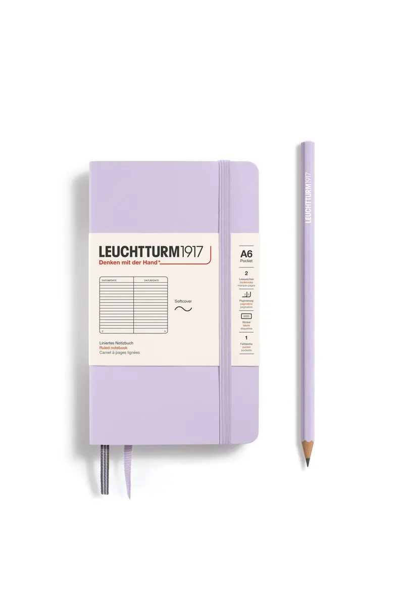 Softcover Pocket lilac, ruled