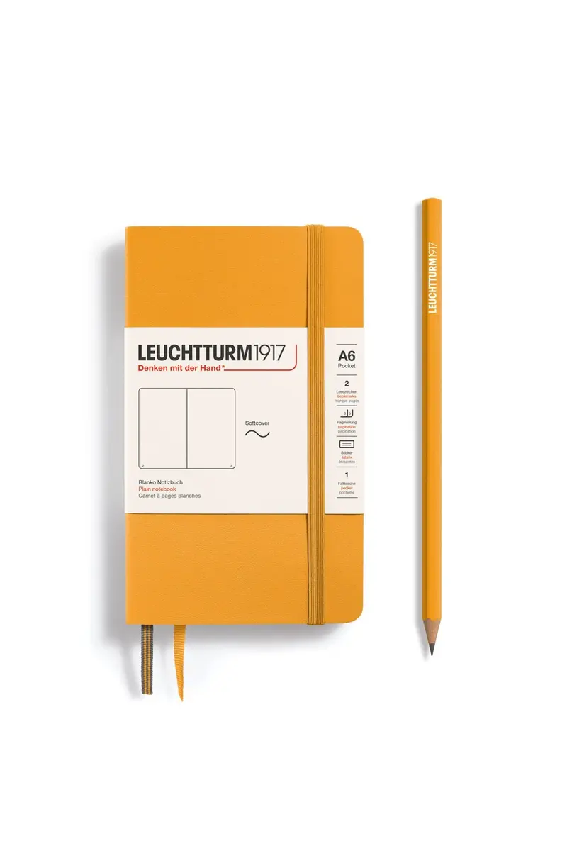 Softcover Pocket rising sun, plain
