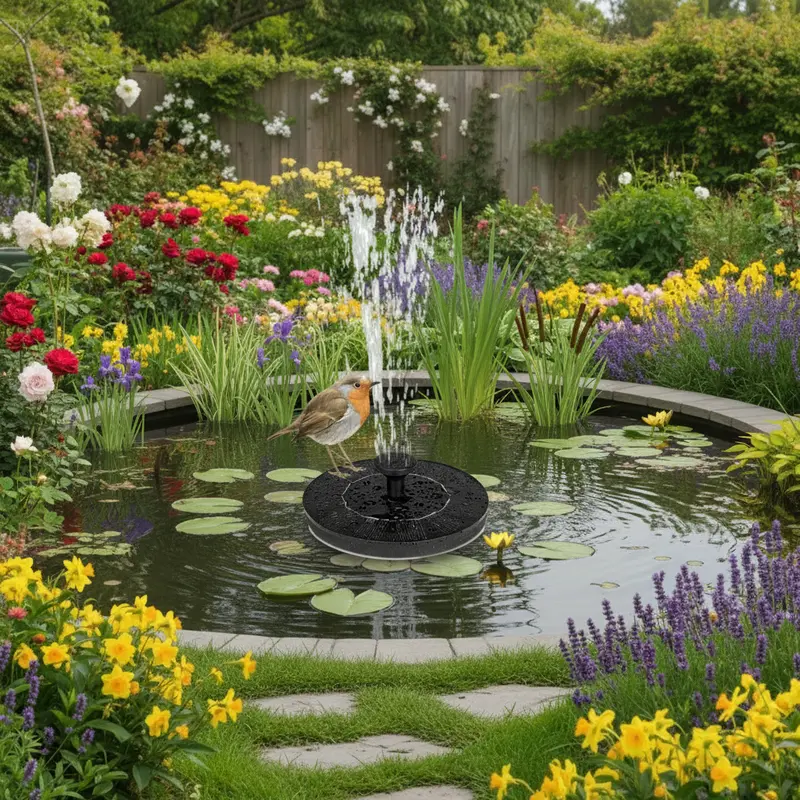 SolarSplash™ – Solar Vogel Fontein Zonder Kabels – Levende Tuin Water Oase