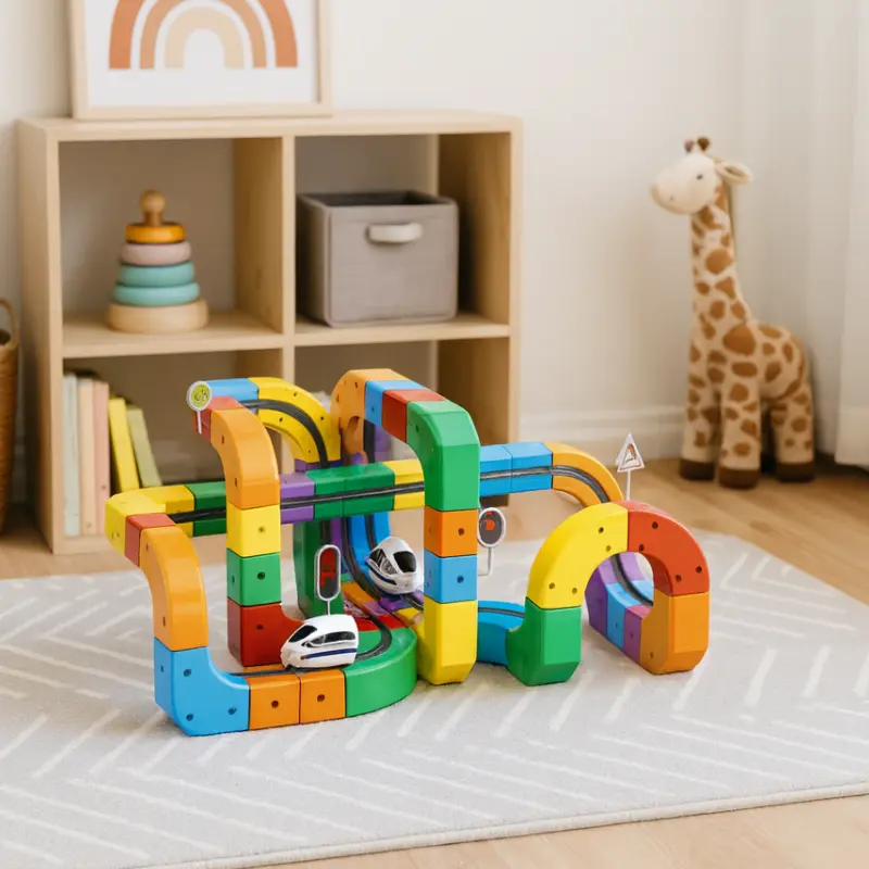 SpeedBlocks - 3D trein bouw set - STEM speelgoed