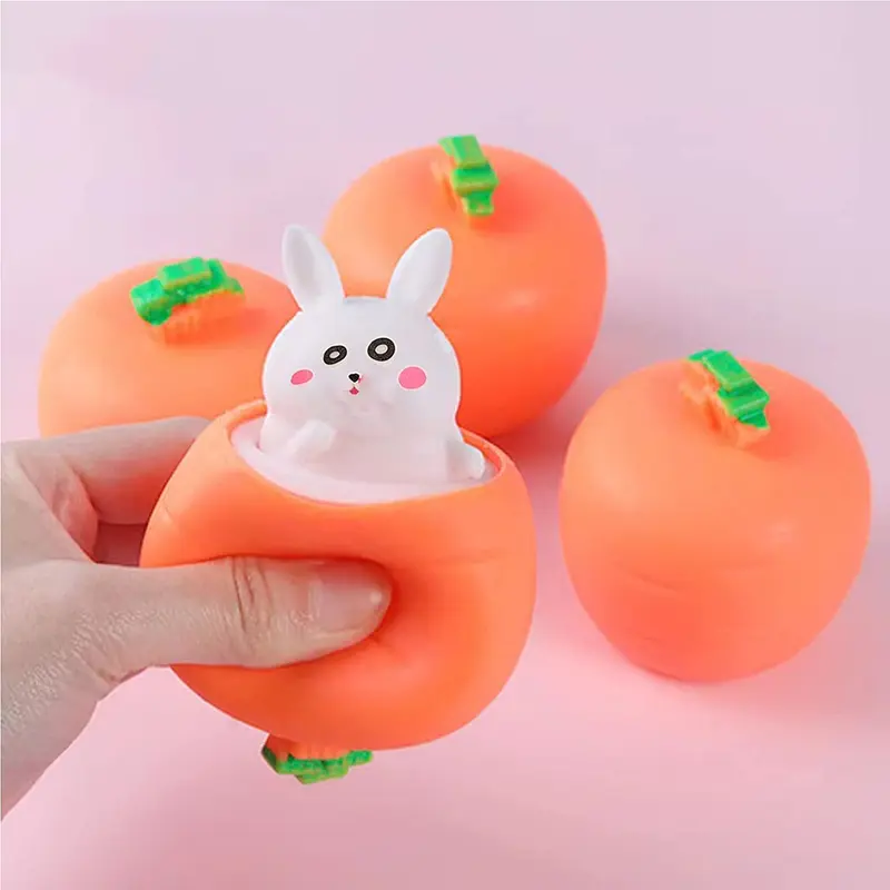 Squeeze Carrot™ - Squish, squeeze en ontstress - Fidget Speelgoed