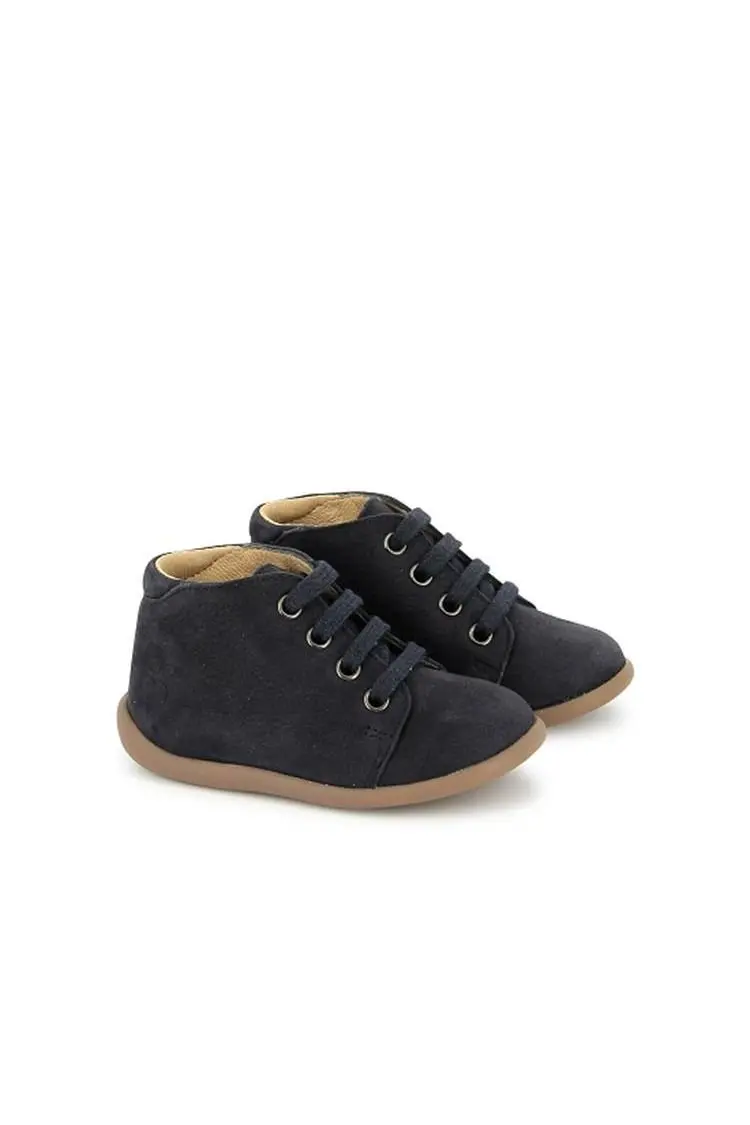 Stand-up Bottine Nubuck - Marine