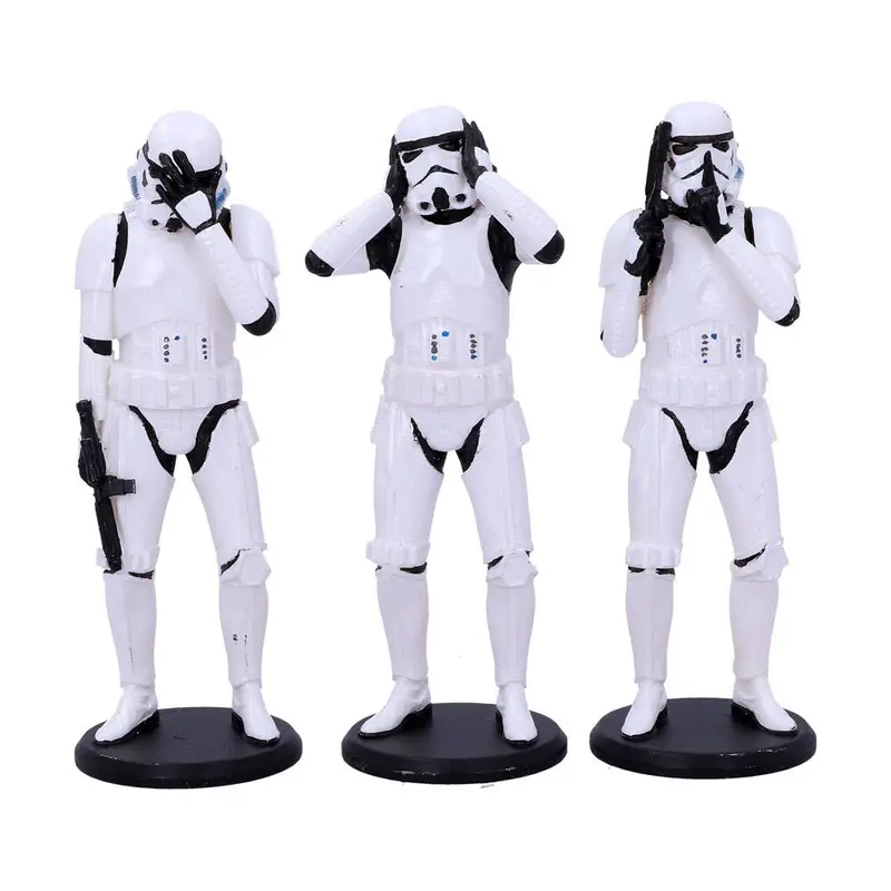 Star Wars Stormtrooper Figures 3-Pack Three Wise Stormtroopers 14 cm