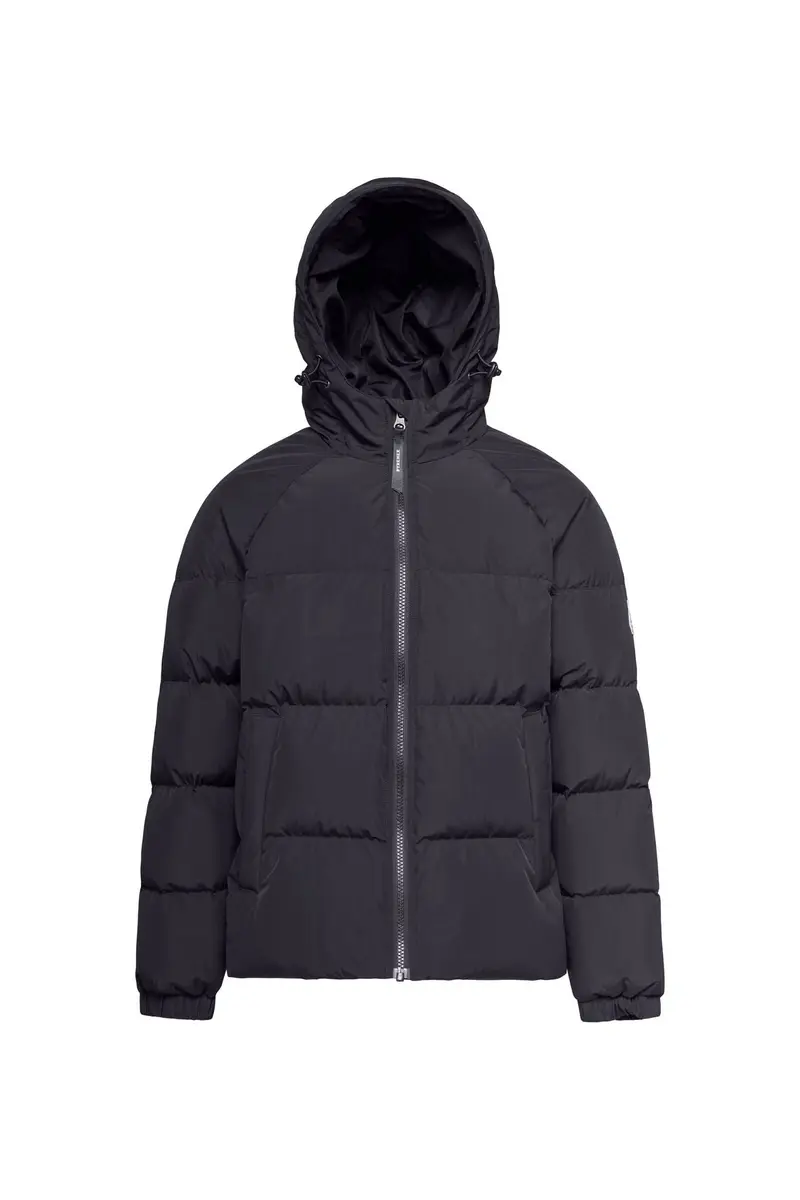 Sten smooth puffer - Black