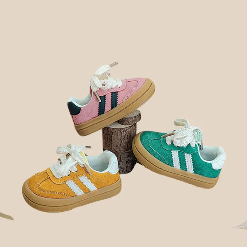 StepBloom™ – Trendy Babysneakers met Veters – Comfortabele Eerste Schoentjes