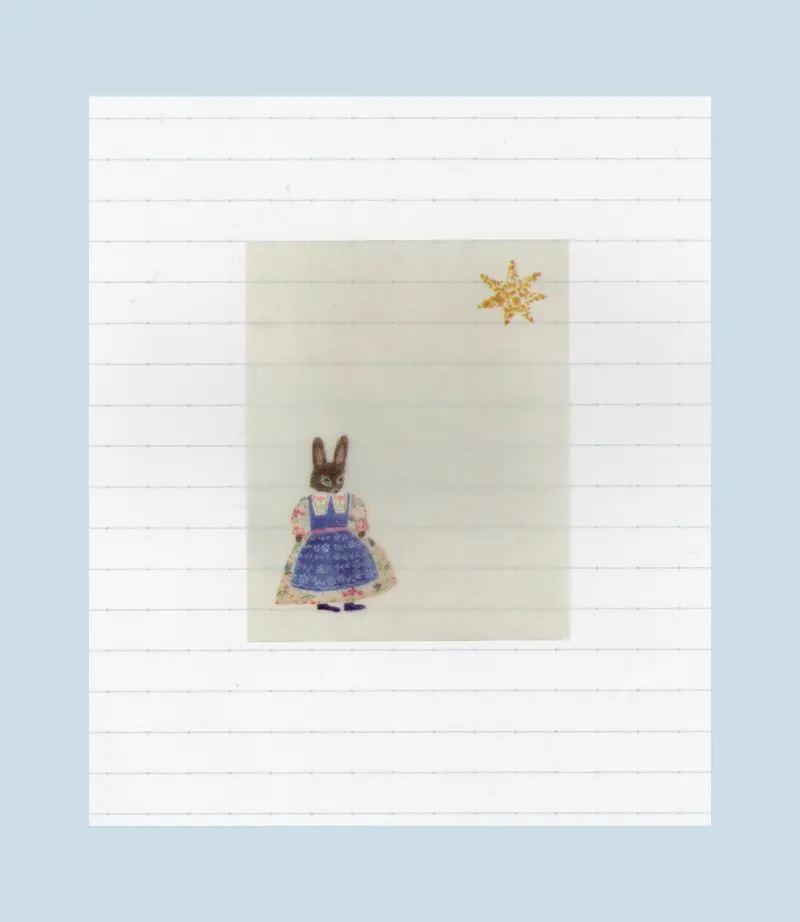 Sticky Notes Rabbit Garden
