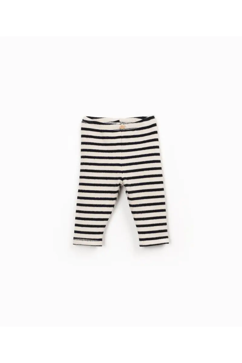 Striped jersey leggings - Cocoon