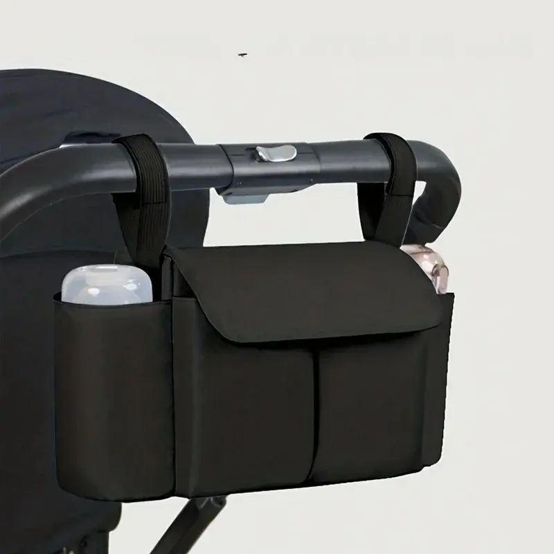 StrollNest™ – Organizer met Fleshouders voor Kinderwagens – Praktische Opbergoplossing