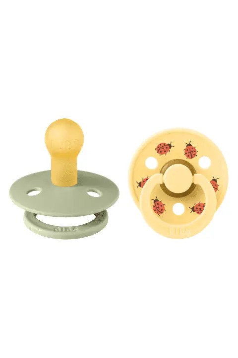STUDIO Colour 2 Pack - round - Ladybug - Sage/Pale Butter