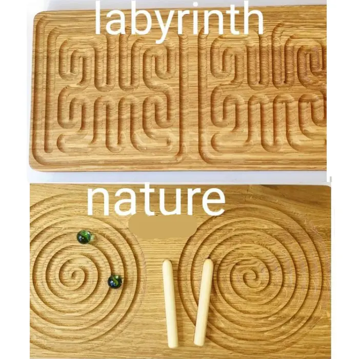 Tandemboard natuur & labyrinth