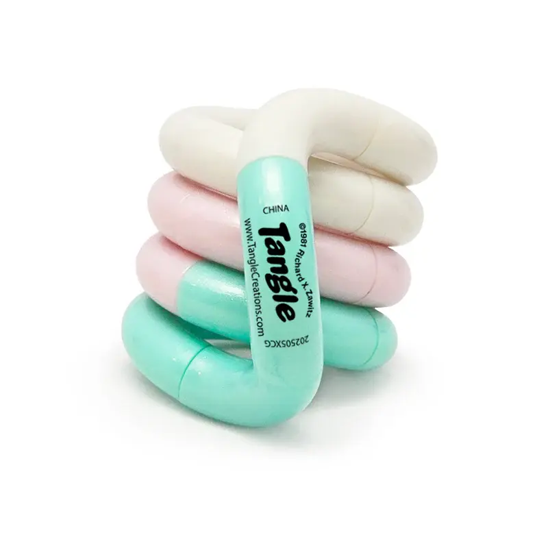 Tangle clouds mint roze beige