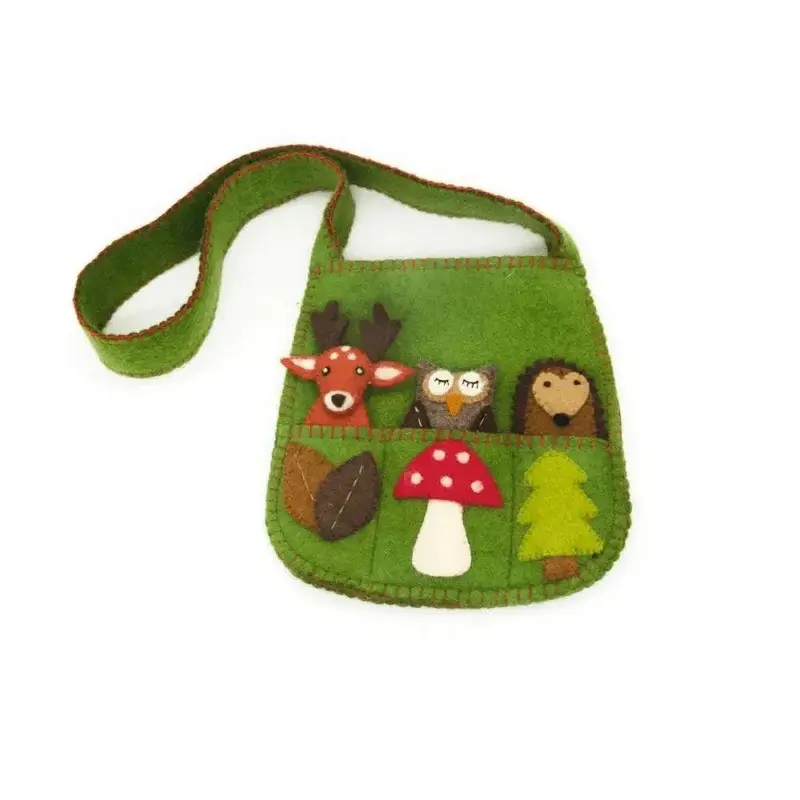 Tas - Vingerpopjes Bosdieren