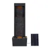 Teamson Home 37.99" Athena Outdoor Solar Powered Water Fountain, Black