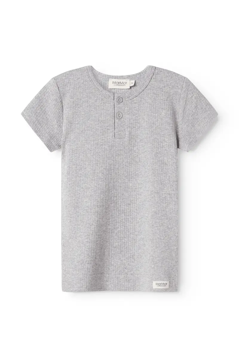 Tee SS - Modal Melange - Light Grey Melange