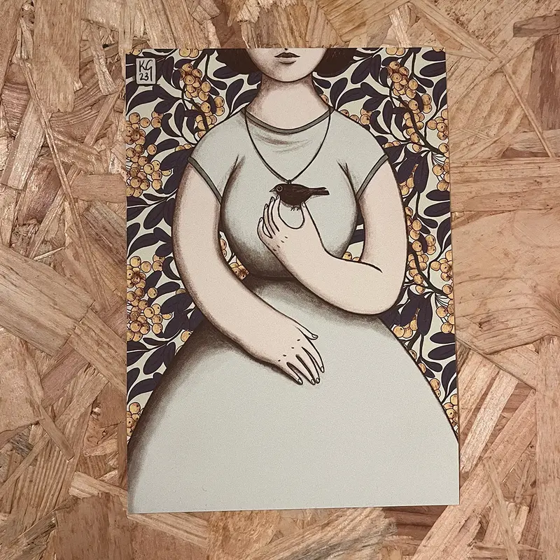 The Blackbird Prints - wallpaper