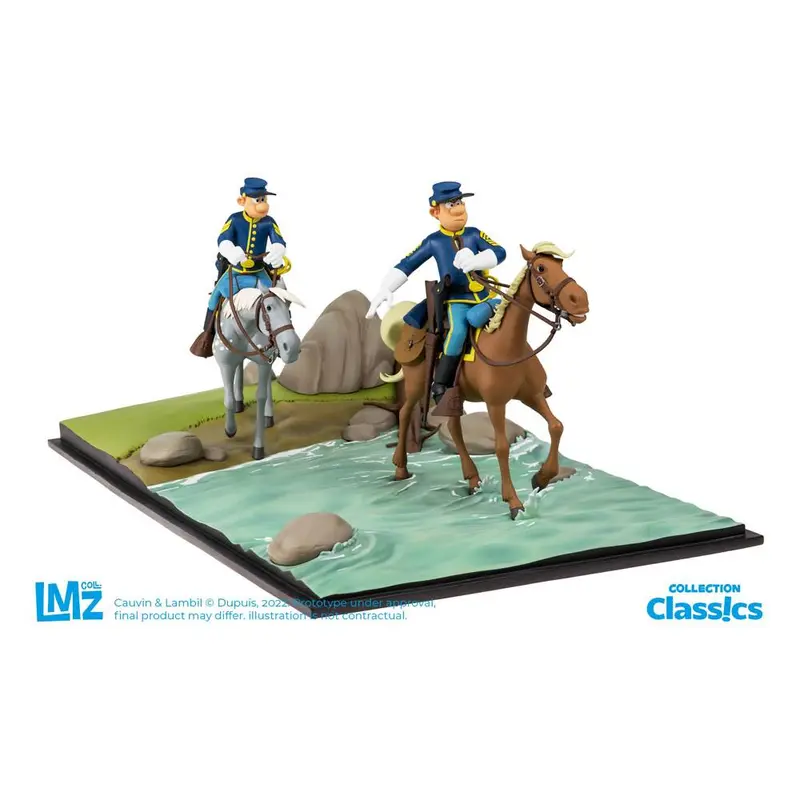 The Bluecoats Collection Statue Chesterfield and Blutch 23 cm Limited Edition