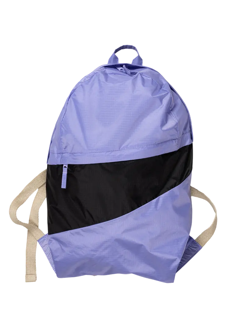 The New Foldable Backpack Treble & Black Large