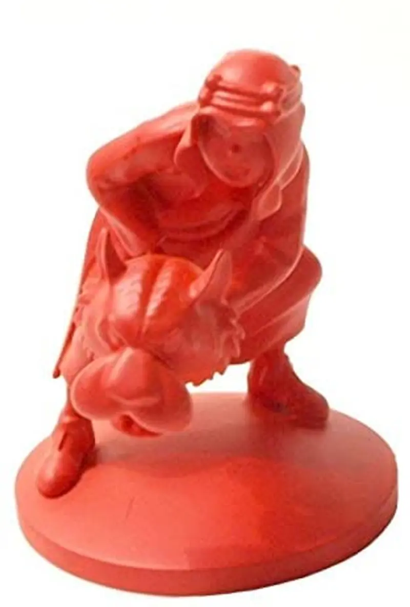Tintin figurine Abdallah Red 9cm. Official Tintin collector's item.