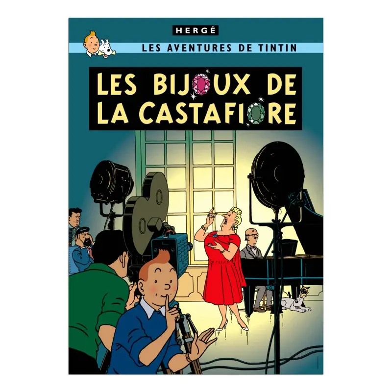 Tintin Poster - The Castafiore Emerald 50x70cm
