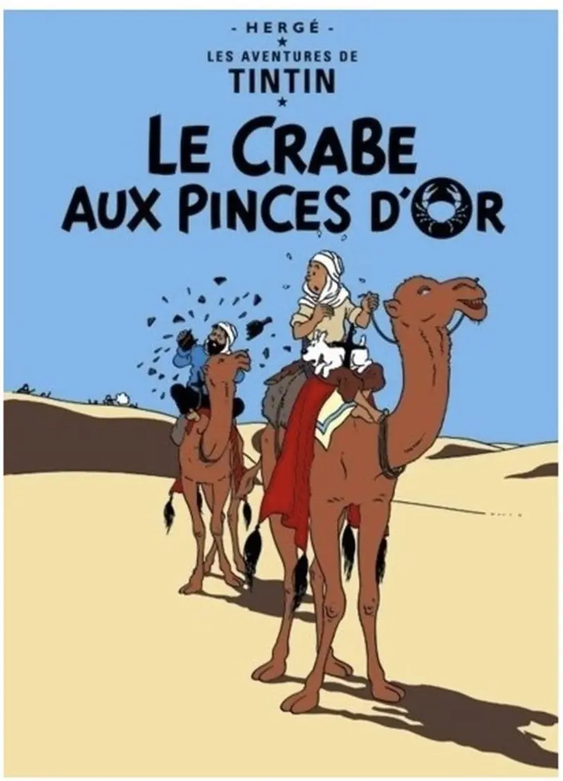 Tintin Poster The Crab with the Golden Claws 50x70cm