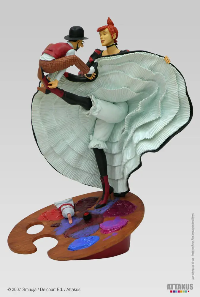 Toulouse Lautrec with his Moulin Rouge Dancer La Goulue - Limited Edition