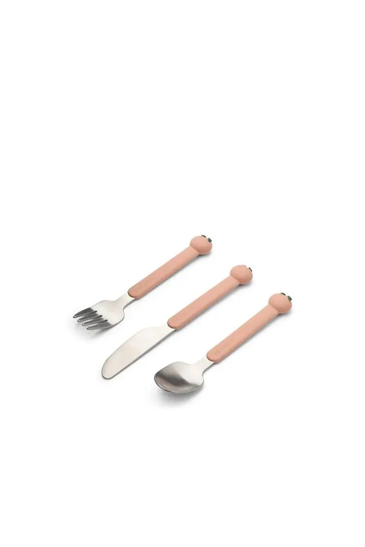 Tove Peach Cutlery Set - Peach - Pale tuscany multi mix