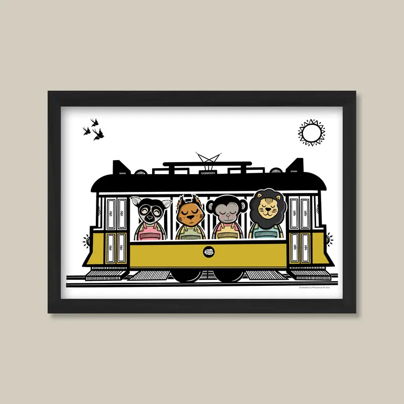 Tram aka Eléctrico print