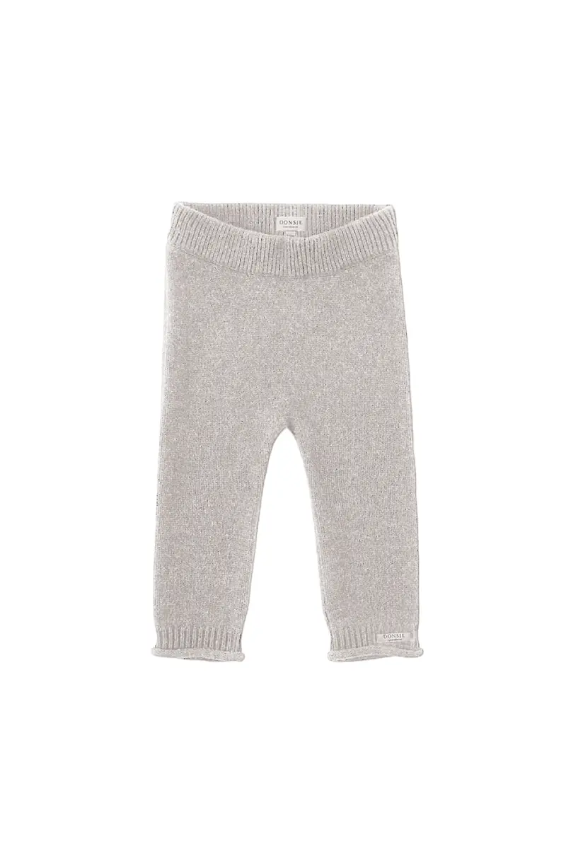 Trig Merino Wool Trousers - Soft Grey Melange