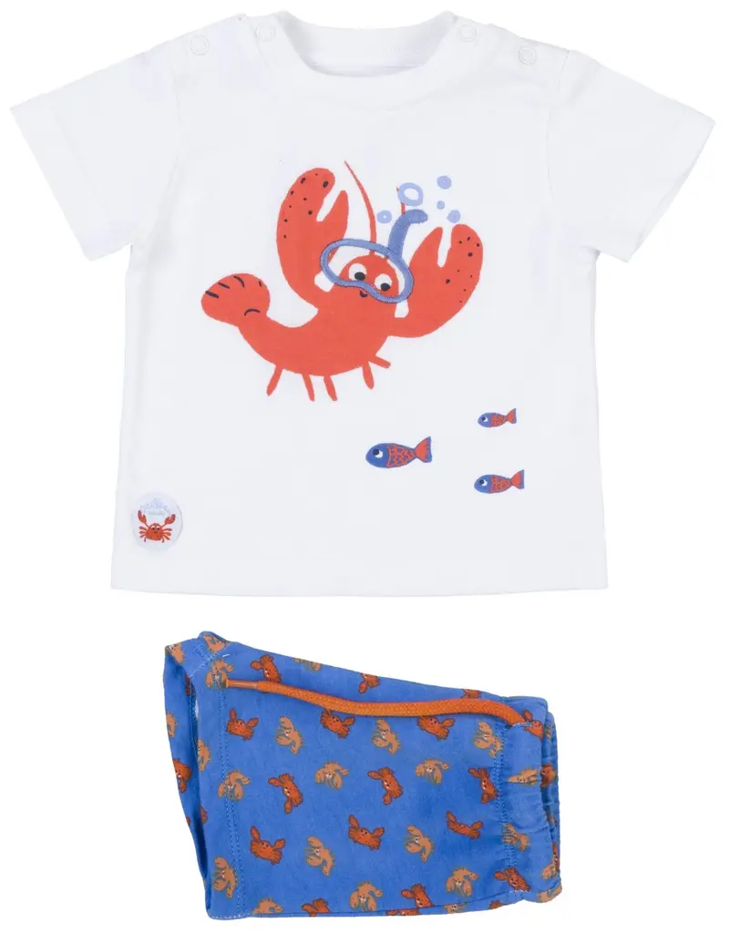 Tweedelige set, top en broek krab - Losan