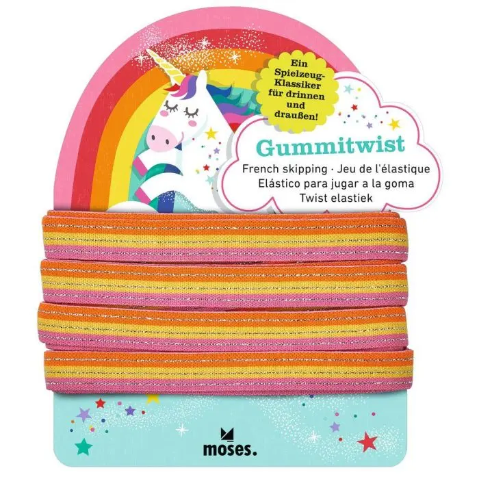 Twist springelastiek rainbow