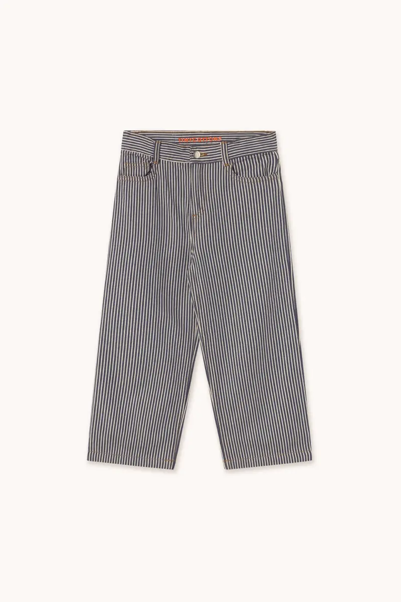Two Stripes Straight Jeans - Light Navy
