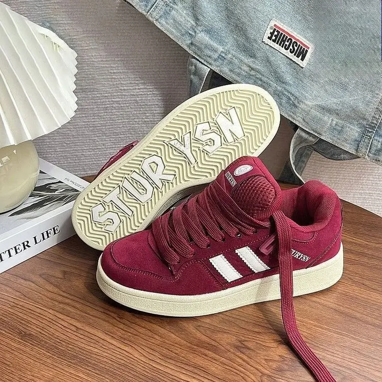 UrbanStep – Trendy & Comfortabel – Bordeauxrood Sneaker