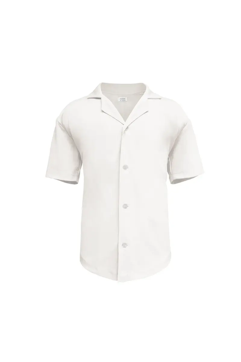 UV Camp Shirt Pearl White