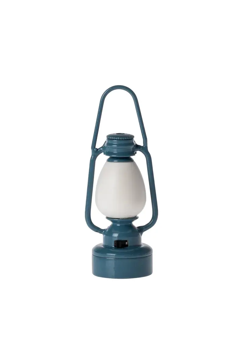 Vintage lantern, Mouse - Blue