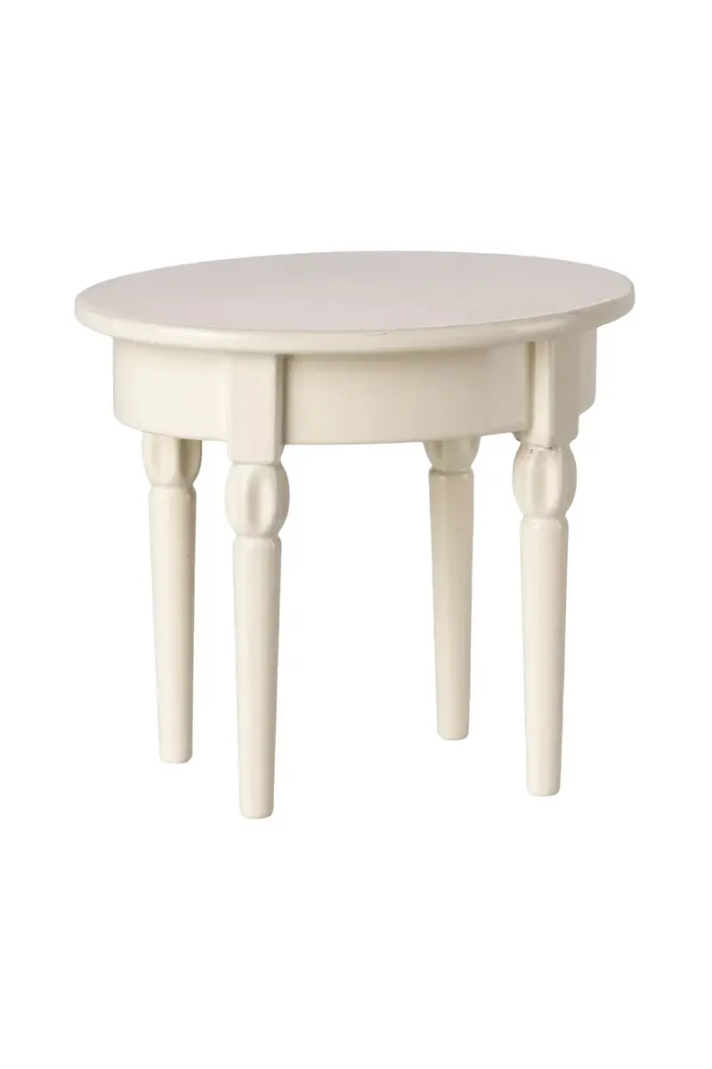 Vintage side table, Mouse - Off white
