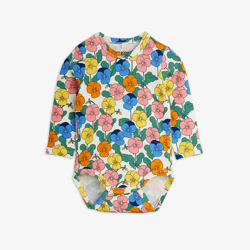 Violas all over print ls body