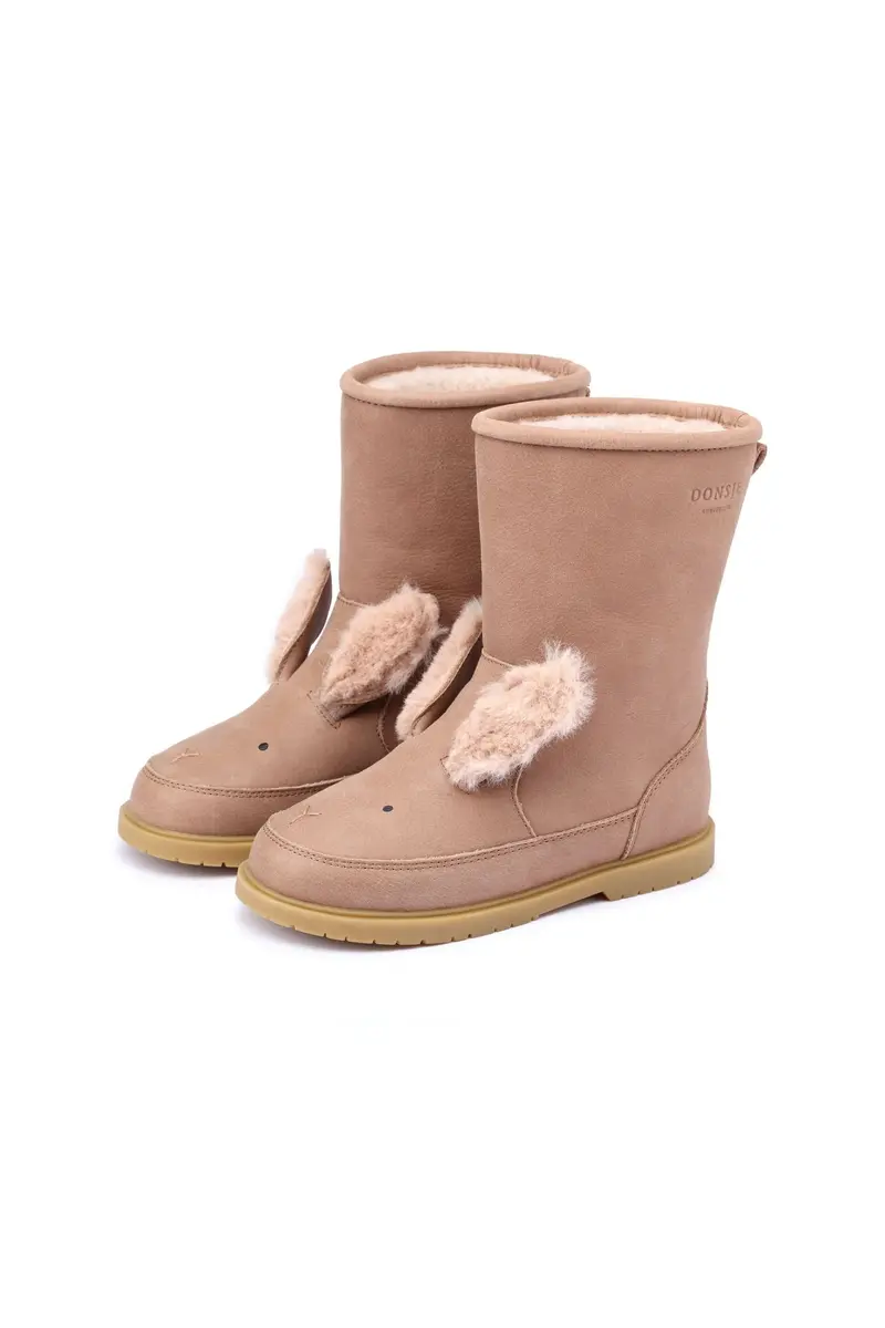 Wadudu Exclusive Lining - Fluffy Bunny Hazelnut Leather