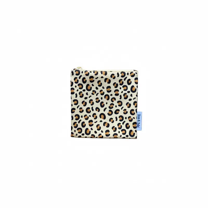Wasbaar snackzakje | Panter | 14x14cm