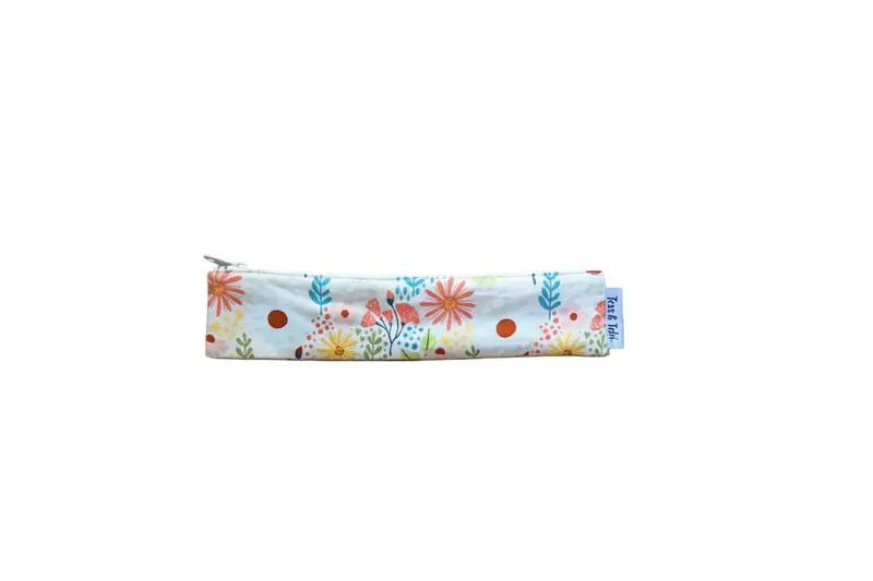 Wasbaar tandenborstelzakje | Bloemen Mix | 5x25cm