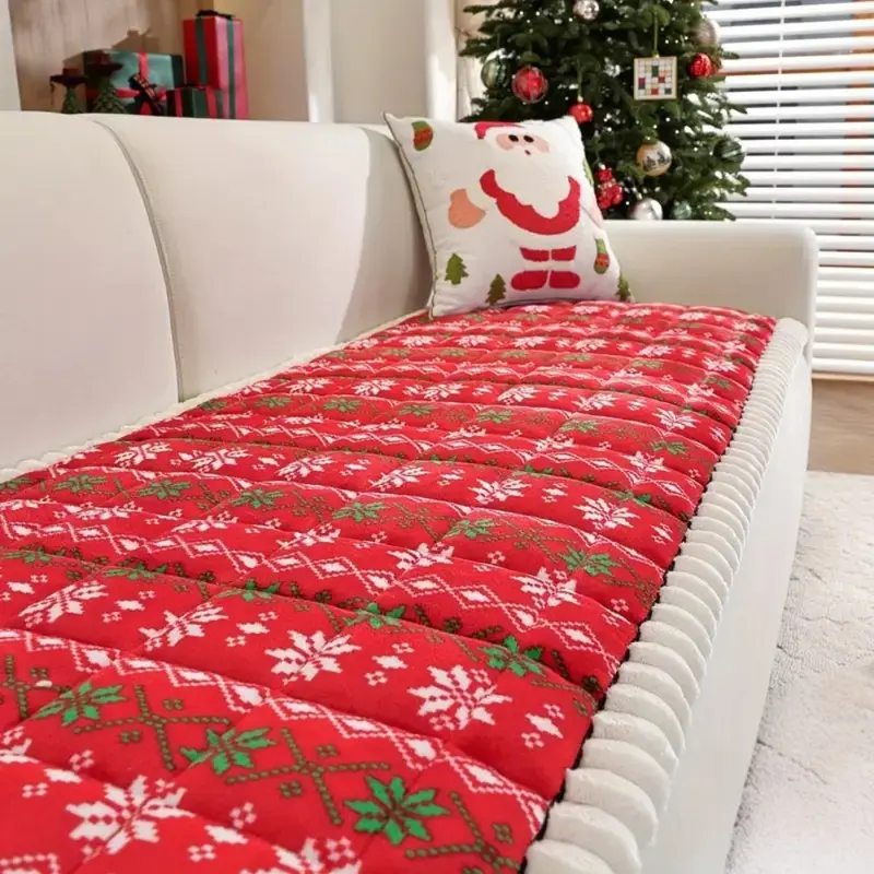 Winterna Kerst Bankkleed - Feestelijk Design voor 1-4 Zitsbanken