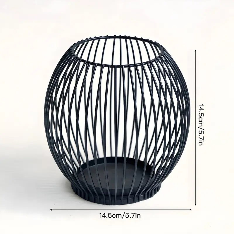 Wira Kandelaar - Geometrisch Metaal, Zwart of Goud