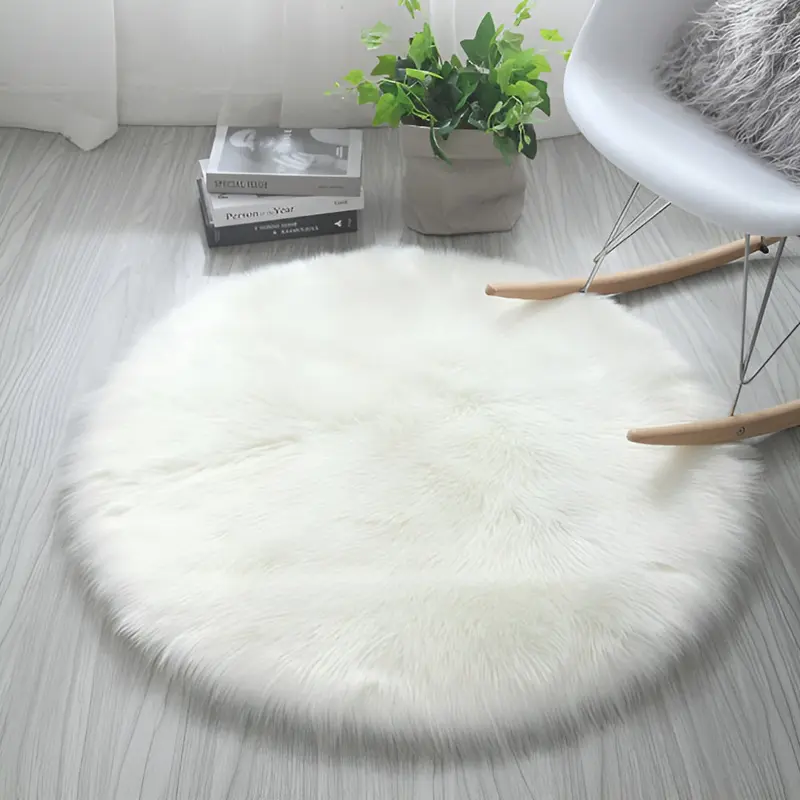 Wolky Vloerkleed Rond - Zacht Pluche, Antislip
