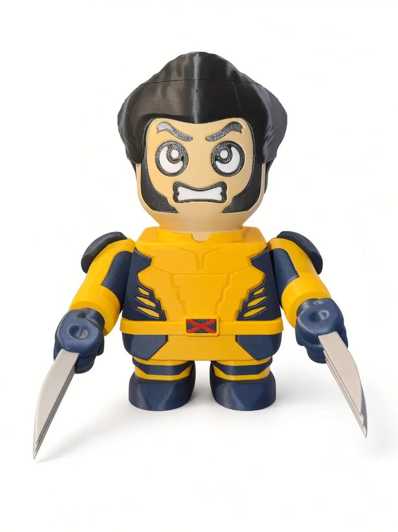 Wolverine Figuur – 3D-geprint model