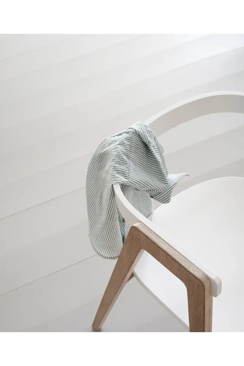 Wood Armchair, adjustable, white/oak
