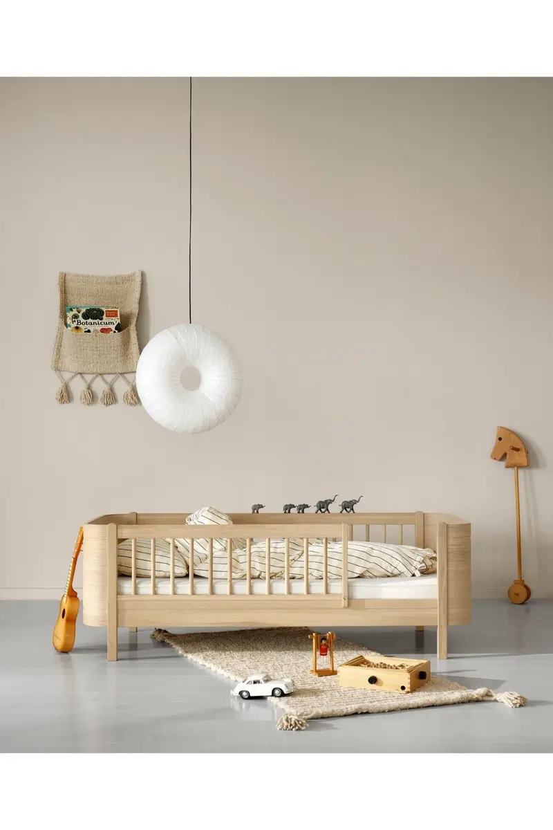 Wood Mini+ junior bed, 68x162cm, oak - new