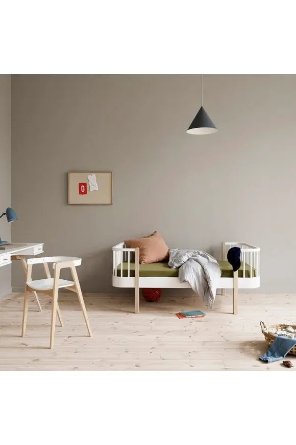 Wood Original junior bed, 90x160 cm, white
