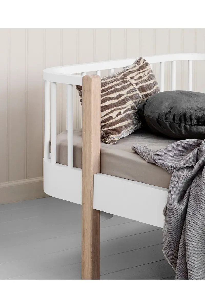 Wood Original junior day bed, 90x160cm, white/oak