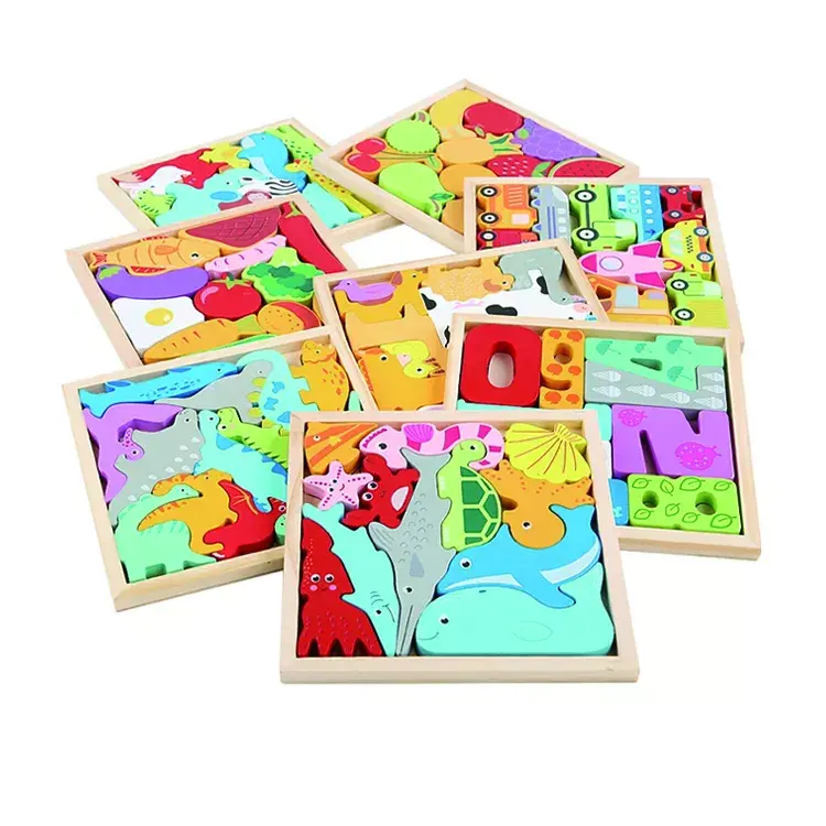 Woods™ - Wie past de vormen in de lijst? - Vormen puzzel (2+1 GRATIS)