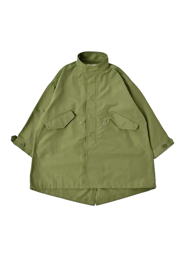 Woven Coat Olive