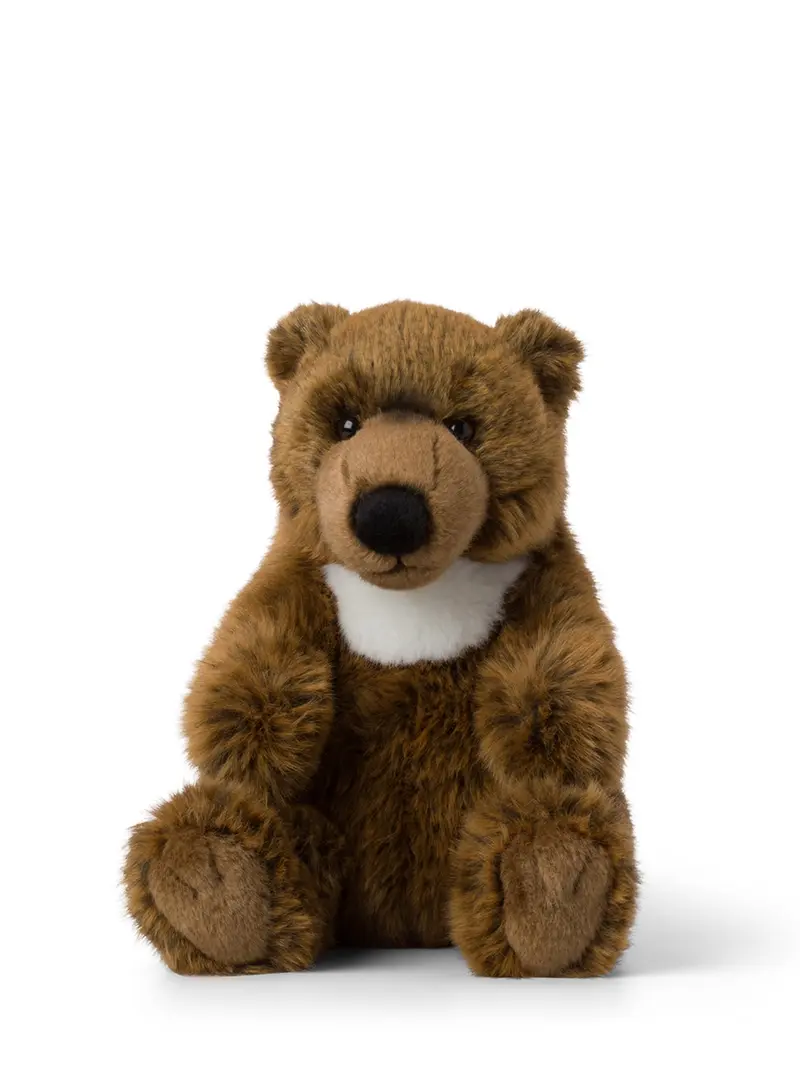 WWF Grizzly Bear sitting - 20 cm - 8 | Brown